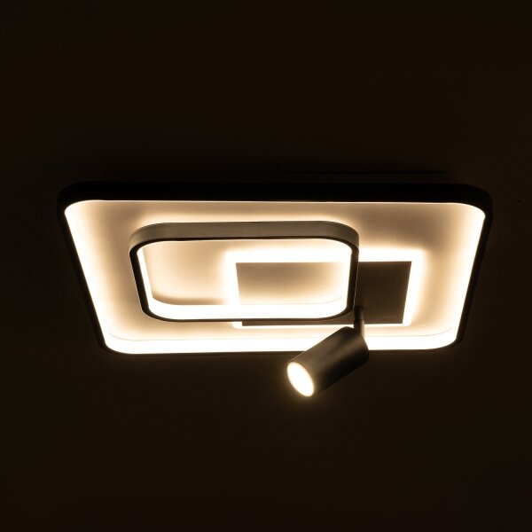 Brilagi - LED Stm stropní svítidlo UNITY LED/75W/230V + 1xGU10/3W bílá/černá +DO