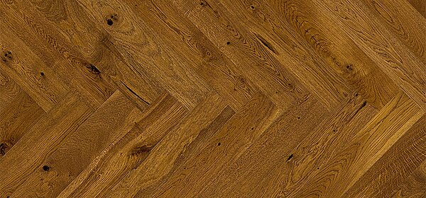 BARLINEK Pure classico Herringbone 130 Dub brown sugar 5G 1WC000006 - 0.65 m2