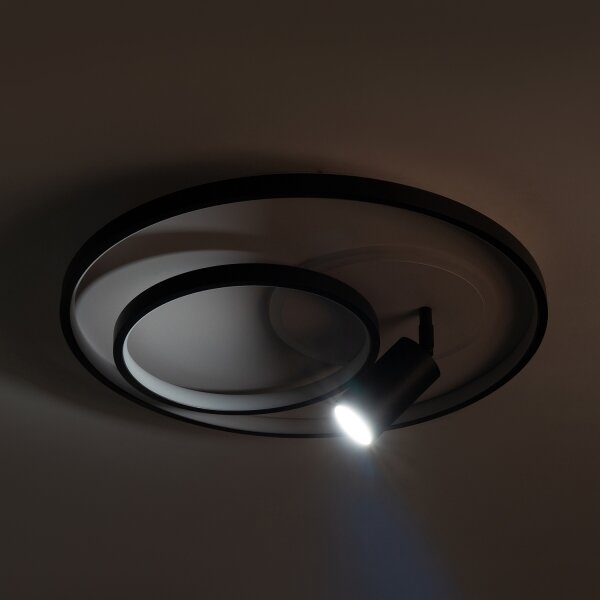 Brilagi - LED Stm stropní svítidlo UNITY LED/60W/230V + 1xGU10/3W bílá/černá +DO