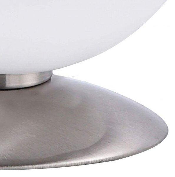 Paul Neuhaus Stolní LED lampa BUBBA, 3W, ø 15 cm, 3000K Barva: ocel