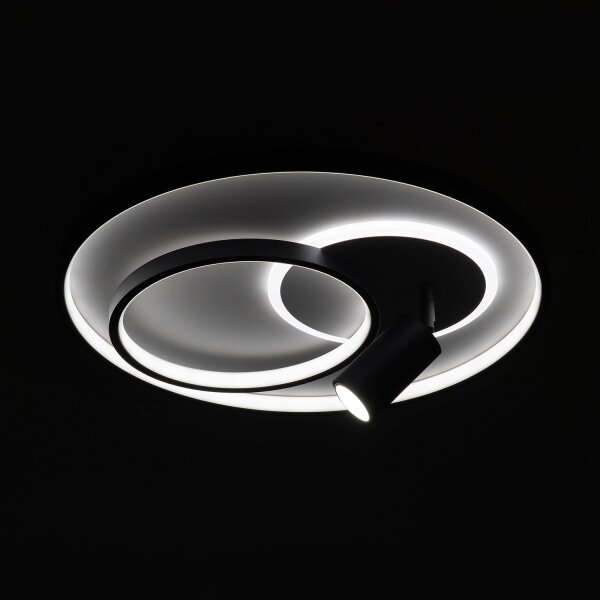 Brilagi - LED Stm stropní svítidlo UNITY LED/60W/230V + 1xGU10/3W bílá/černá +DO