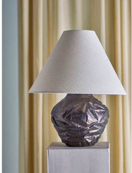 Stolní lampa Bloomingville, Béžová, Obývací pokoj, Tkanina / Textil