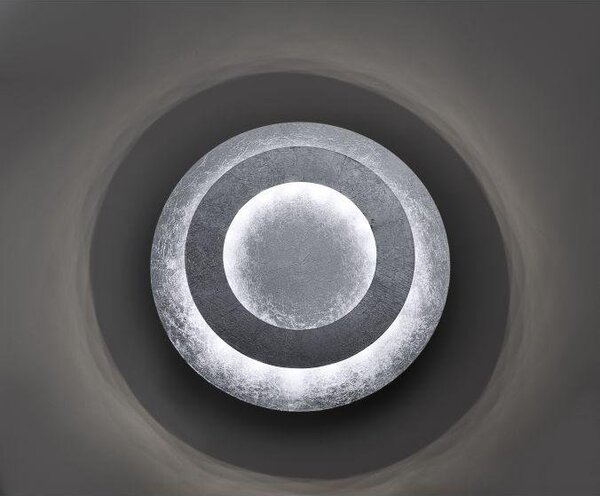 PN 9011-21 NEVIS LED nástěnné a stropní svítidlo, design argento girevole 3000K - PAUL NEUHAUS