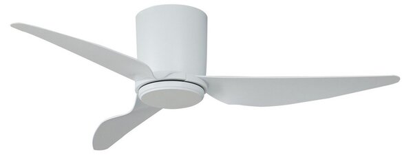 Stropní ventilátor Aulo Ø 123 cm bílý DC tichý - Lindby Lindby, Aulo, Bílá, Obývací pokoj, Kov, Moderní