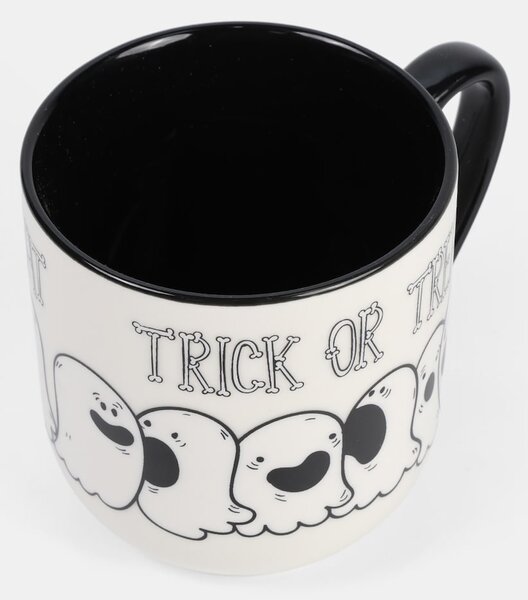 Sinsay - Keramický hrnek s uchem na Halloween - bílá
