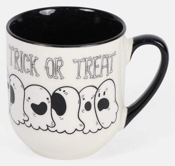 Sinsay - Keramický hrnek s uchem na Halloween - bílá
