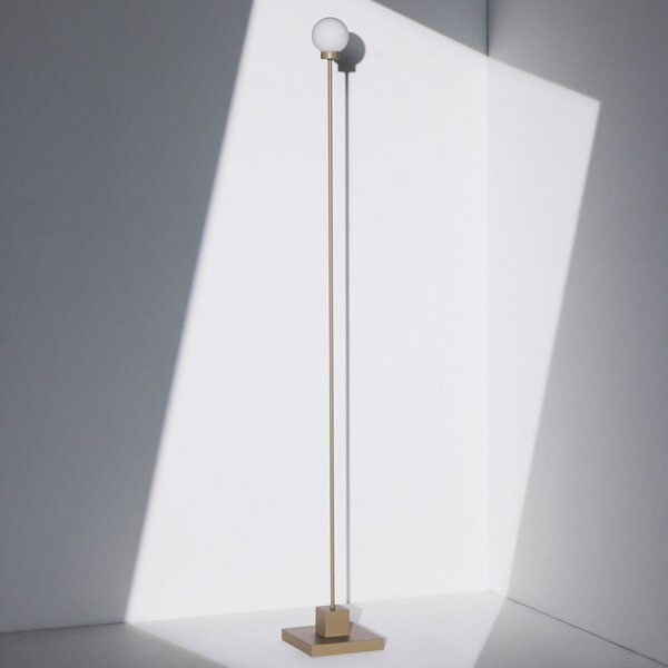 Stojací Lampa Northern, Snowball, stmívatelné, Béžová, Obývací pokoj, Kov, Design