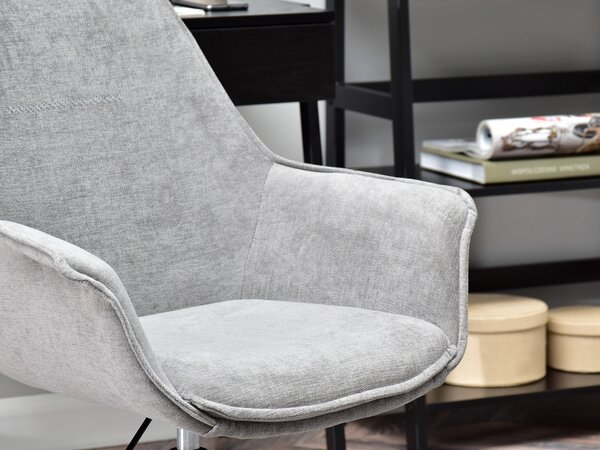 Židle Omaro (šedá + černá). Akce -10%