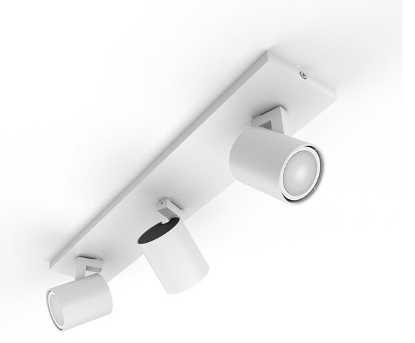 Stropní Lampa Philips Hue, Philips Hue Runner, stmívatelné, Bílá, Obývací pokoj, Hliník, Moderní