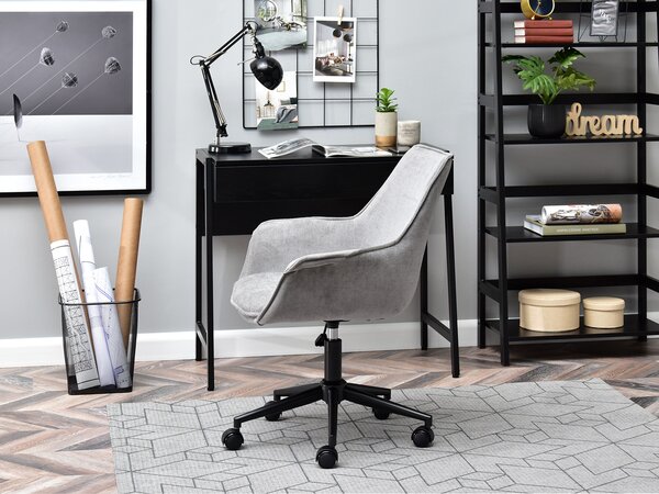 Židle Omaro (šedá + černá). Akce -10%