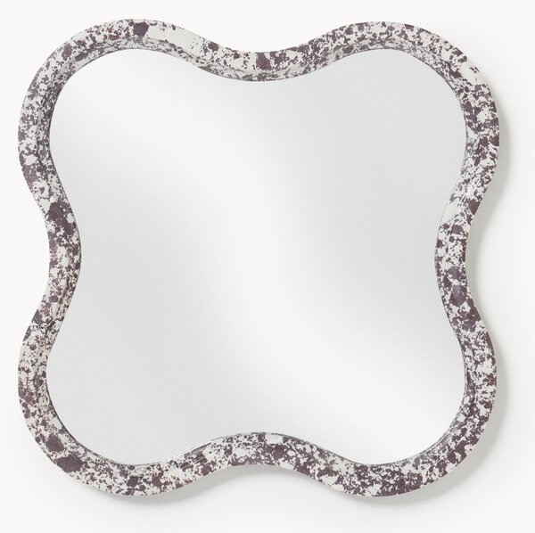 Nástěnné zrcadlo's rámem z umělého mramoru Elara