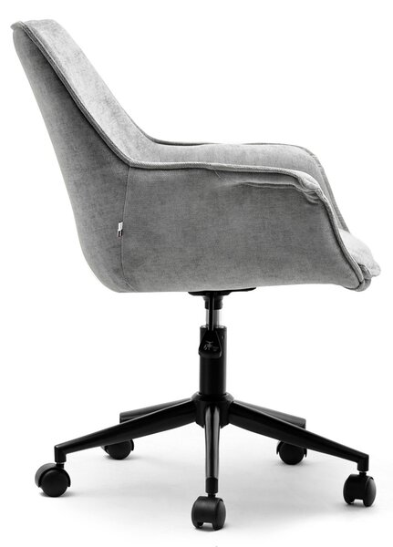 Židle Omaro (šedá + černá). Akce -10%