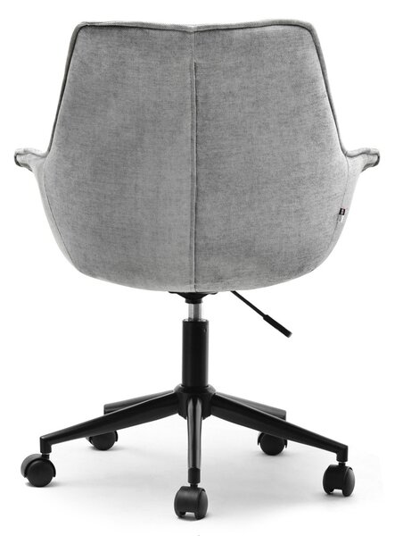 Židle Omaro (šedá + černá). Akce -10%