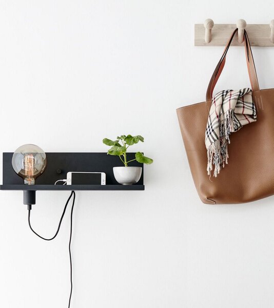 Nástěnná Svítidla Markslöjd, Multi USB, stmívatelné, Černá, Obývací pokoj, Kov, Moderní