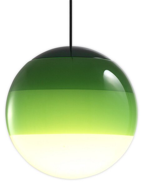 Závěsná svítidlo MARSET, Dipping Light, stmívatelné, Zelená, Obývací pokoj, Sklo, Design