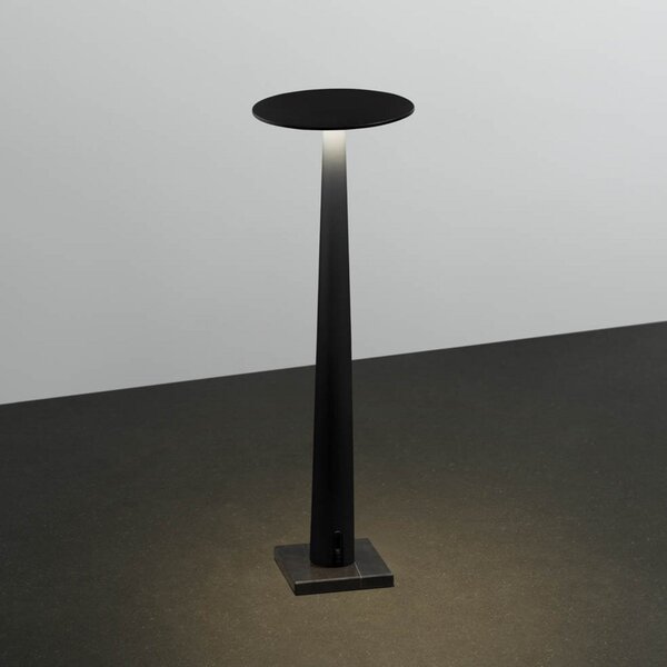 Stolní lampa Nemo Lighting, Portofino, stmívatelné, Černá, Obývací pokoj, Hliník, Moderní