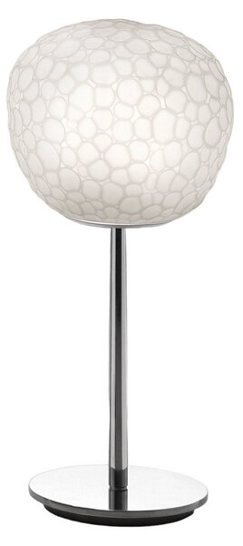 Stolní lampa Artemide, Meteorite, Bílá, Obývací pokoj, Sklo, Design