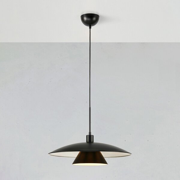 Závěsná svítidlo Markslöjd, Millinge, stmívatelné, Černá, Obývací pokoj, Kov, Skandinávský