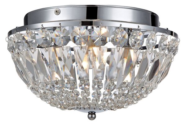 Stropní Lampa Markslöjd, Estelle, stmívatelné, Transparentní, Koupelna, Křišťál