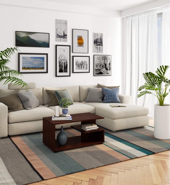 Ak furniture Konferenční stolek Pin wenge