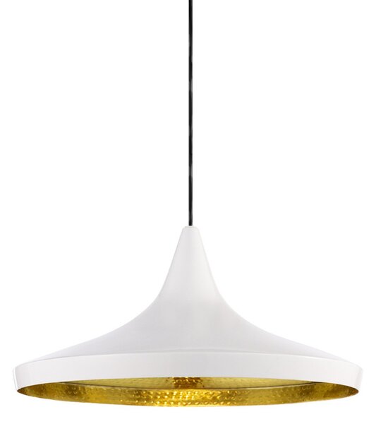 Závěsná svítidlo Tom Dixon, Bílá, Obývací pokoj, Mosaz