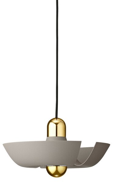 Závěsná svítidlo AYTM, Cycnus, stmívatelné, Šedá, Obývací pokoj, Hliník, Design