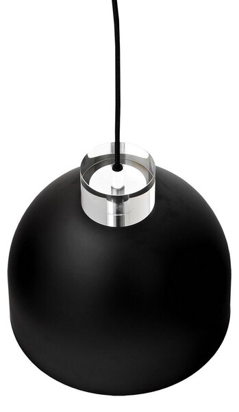 Závěsná svítidlo AYTM, Luceo, stmívatelné, Černá, Obývací pokoj, Kov, Design