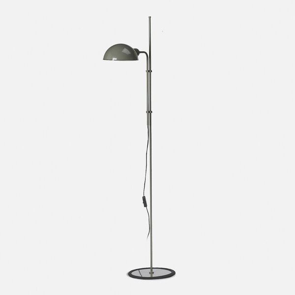 Stojací Lampa MARSET, Funiculí, Šedá, Obývací pokoj, Kov, Design