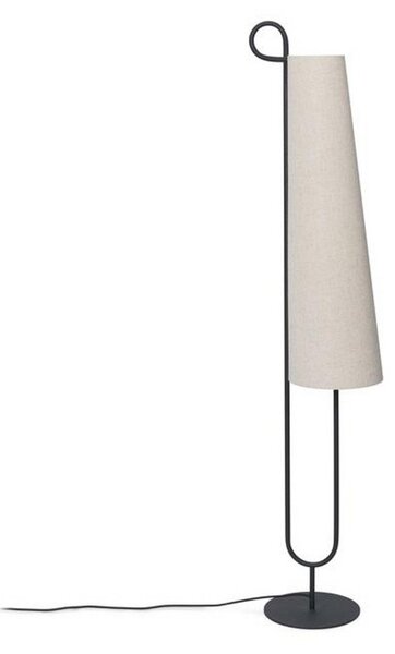 Stojací Lampa ferm LIVING, Ancora, Černá, Obývací pokoj, Kov, Design