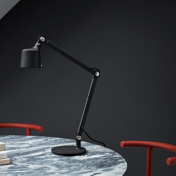 Stolní lampa Vipp, Černá, Obývací pokoj, Kov