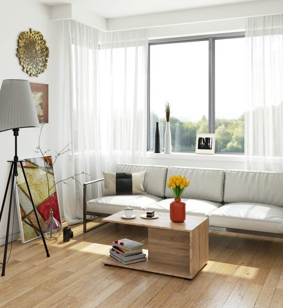 Ak furniture Konferenční stolek MARGO dub sonoma