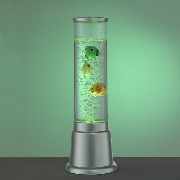 LD 85127-21 AVA LED vodní sloupec, stříbrná, průměr 12,5cm, dekorativní RGB - LEUCHTEN DIREKT / JUST LIGHT