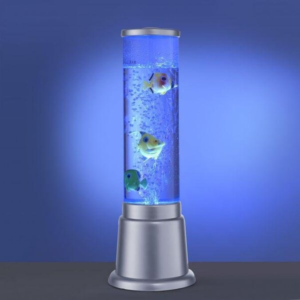 LD 85127-21 AVA LED vodní sloupec, stříbrná, průměr 12,5cm, dekorativní RGB - LEUCHTEN DIREKT / JUST LIGHT