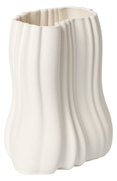 FERM LIVING Váza Moire, Small, Off-White
