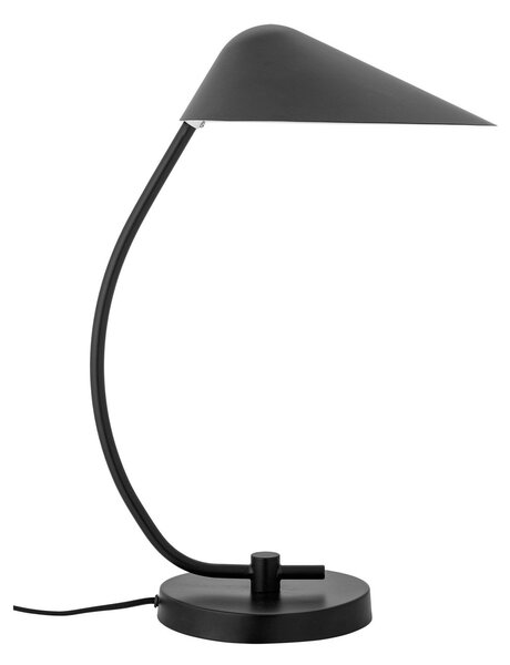 Stolní lampa Bloomingville, Nisella, Černá, Obývací pokoj, Kov, Moderní