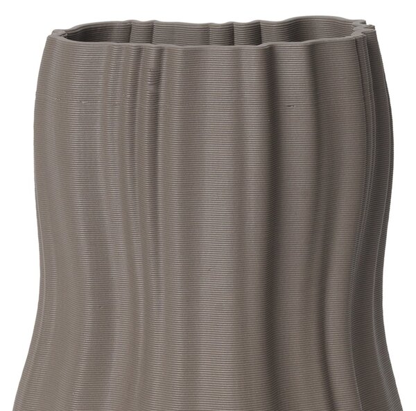 FERM LIVING Váza Moire, Small, Off-White