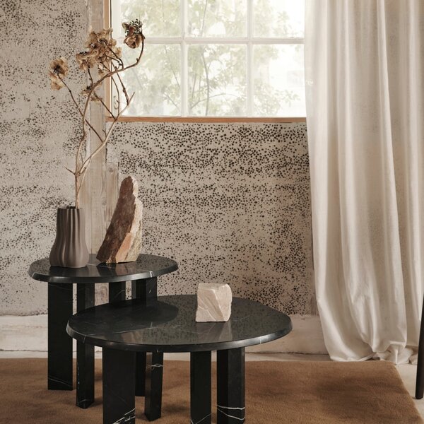 FERM LIVING Váza Moire, Small, Off-White