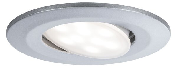P 99928 Vestavné svítidlo LED Calla kruhové 1x6W matný chrom výklopné - PAULMANN