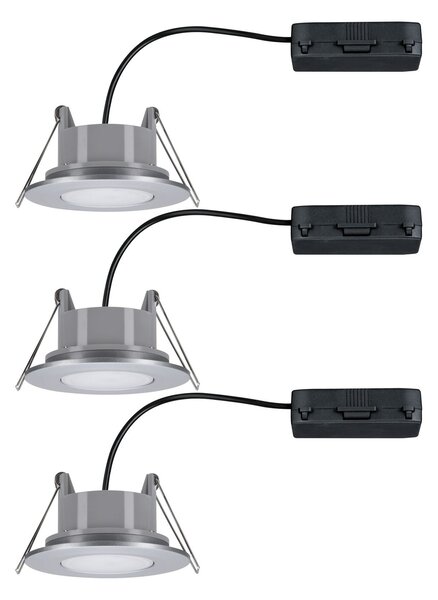 P 99929 Vestavné svítidlo LED Calla kruhové 3x6W matný chrom výklopné - PAULMANN