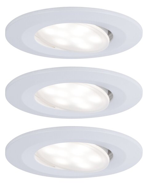 P 99927 Vestavné svítidlo LED Calla kruhové 3x6W bílá mat výklopné - PAULMANN