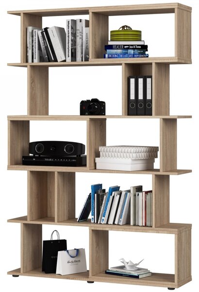 Ak furniture Knihovna FIX dub sonoma