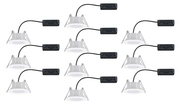 P 99922 Vestavné svítidlo LED Calla kruhové 10x6W bílá mat výklopné - PAULMANN