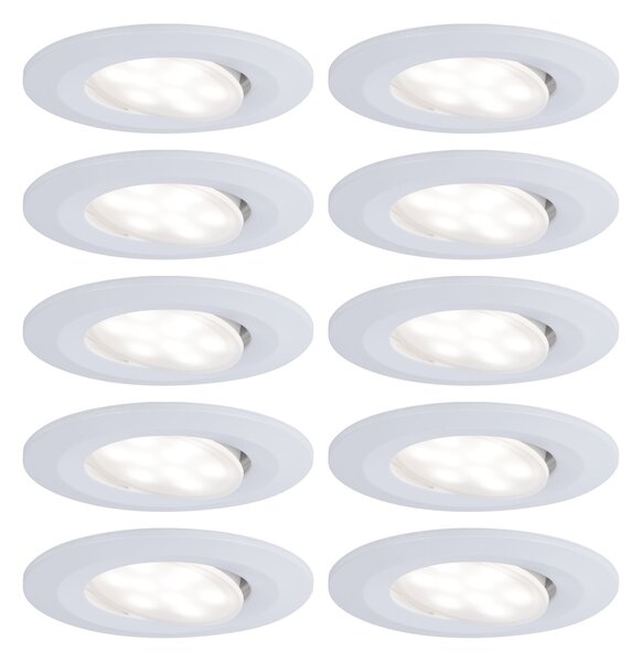 P 99922 Vestavné svítidlo LED Calla kruhové 10x6W bílá mat výklopné - PAULMANN