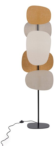 Stojací Lampa MARKET SET, Screen 70's, Vícebarevná, Obývací pokoj, Tkanina / Textil, Design