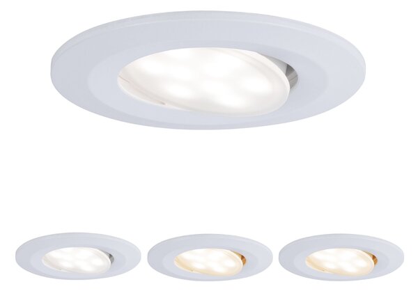 P 99934 Vestavné svítidlo LED Calla kruhové 1x5,5W bílá mat výklopné nastavitelná teplota barvy - PAULMANN