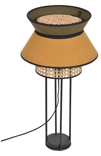 Stolní lampa MARKET SET, Singapour DBL, Vícebarevná, Obývací pokoj, Tkanina / Textil, Design