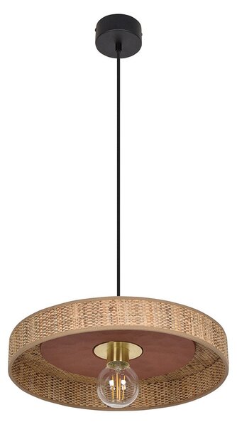 Závěsná svítidlo MARKET SET, Portinatx, stmívatelné, Hnědá / Rezavá, Obývací pokoj, Keramika, Design