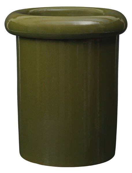 FERM LIVING Květináč Rollo, Small, Moss Green