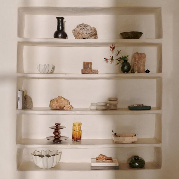 FERM LIVING Váza Muro, Small, Amber