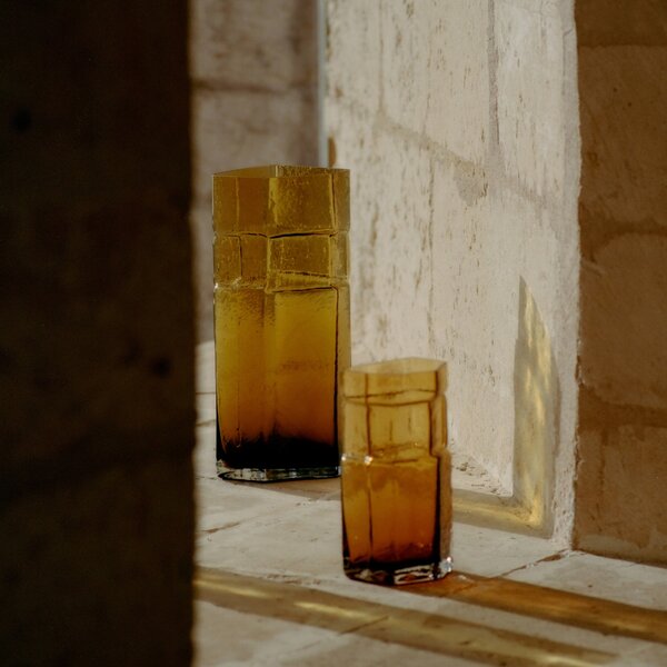 FERM LIVING Váza Muro, Small, Amber